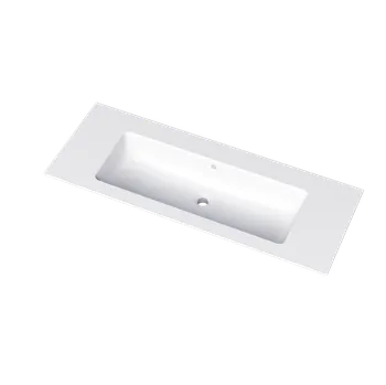 Umyvadlo Dřevojas Keramické umyvadlo Pura 120 bez otvoru pro baterii - bílé