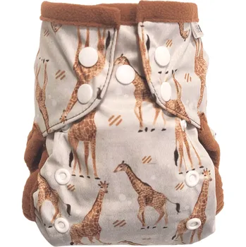 Plenkové kalhoty Breberky Kapsová plenka (S) - Žirafa PAT