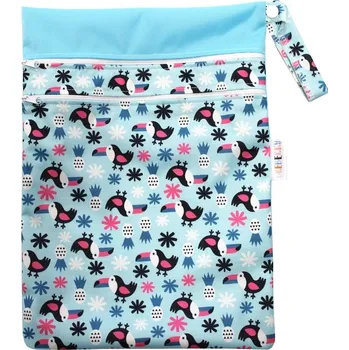 Pytel na pleny Breberky Pytel PUL dvoukomorový - Tukan L