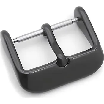 Řemínek na hodinky Černá ocelová přezka 20 mm