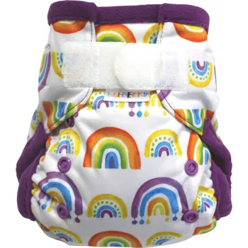 Plenkové kalhoty Breberky Kapsová plenka (S) - Duha SZ