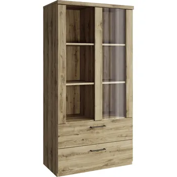 Komoda Tempo Kondela Vitrína nízká 1W2S, dub navarra, DORSI