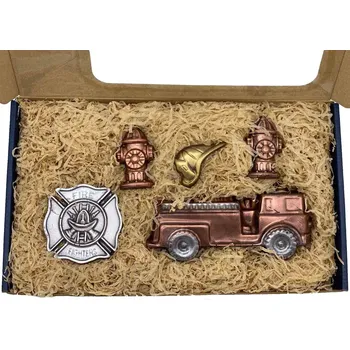 Čokoláda Chocolenka Čokoládová sada - Hasič s velkým autem