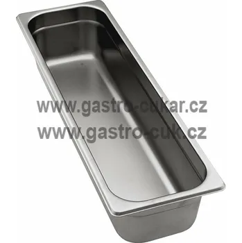 GN 2/4 (h=65 mm) nerezová plná OPTINOX