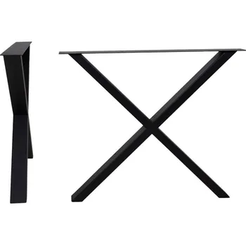 Jídelní stůl Nordic Experience Černé kovové černé nohy pro jídelní stůl Nara
