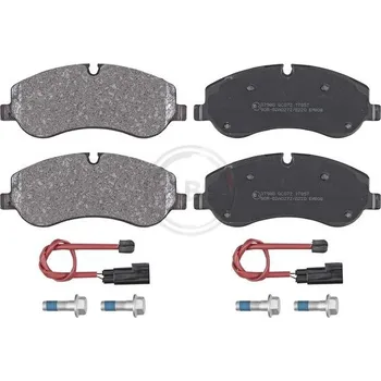 Brzdová destička Sada brzdových destiček, kotoučová brzda A.B.S. 37980