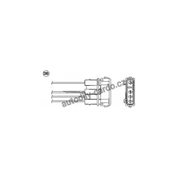 Lambda sonda Lambda sonda NGK OZA527-E14 - VW