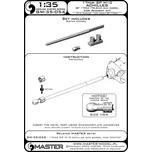 Master 1/35 17pdr SP M10 'Achilles' 76,2mm gun bar.(ACAD)