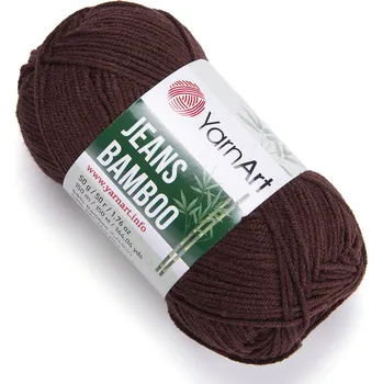 Galanterie Yarn Art Jeans Bamboo 134 tmavě hnědá