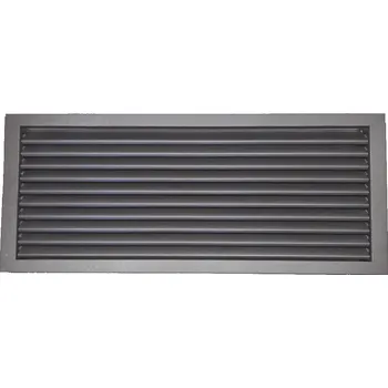 Větrací mřížka LAgrid s.r.o. Krbová rovná lamelová mřížka 60x25 Exteriér Černá