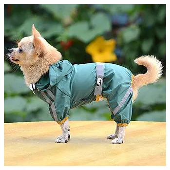 Obleček pro psa Pláštěnka pro psa Zelená L