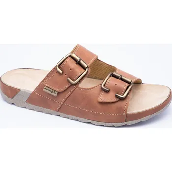 Dámská zdravotní obuv MEDISTYLE ERIK 5E-J14/2 pantofel rezavý, hnědá - 43