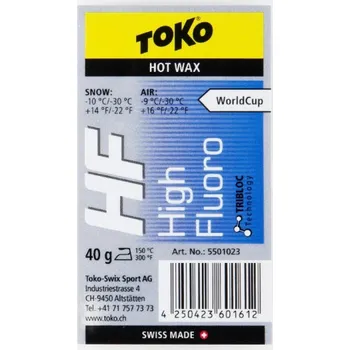 Lyžařský vosk Vosk TOKO HF Hot wax modrý 40g blue .