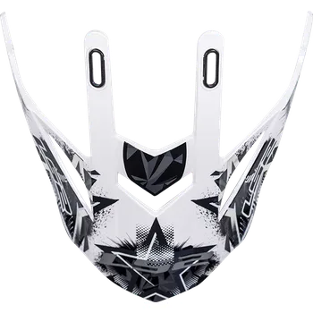 Motodoplněk LS2 Helmets LS2 MX436 PEAK CHAOS WHITE BLACK