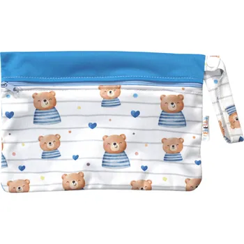 Pytel na pleny Breberky Pytel PUL - Medvěd námořník XS