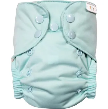 Plenkové kalhoty Breberky BIO Bambusová kapsová plenka (S) - Bledě modrá PAT