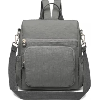 Městský batoh KONO dámský batoh (proti vykradení) Savanga - šedý - 14L