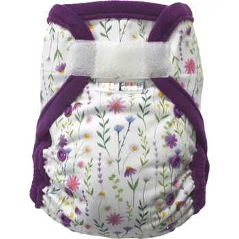 Plena Breberky Svrchní kalhotky (M), bez křidélek - Fialové kopretiny SZ