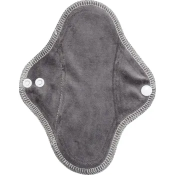 Prostěradlo Breberky Slipová vložka (Bavlněné froté s PUL) - Tmavě šedý velur (kojenecký plyš)