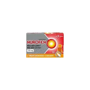 Lék na bolest, zánět a horečku Nurofen pro děti 125mg sup.10