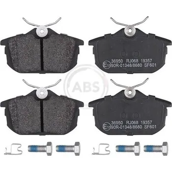 Brzdová destička Sada brzdových destiček, kotoučová brzda A.B.S. 36950