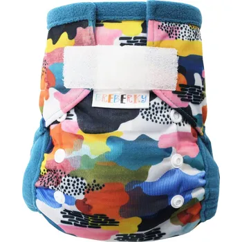 Plenkové kalhoty Breberky Kapsová plenka (S) - Malované mraky SZ