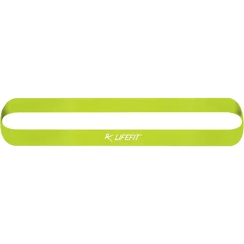 Posilovací guma LIFEFIT kruh soft, sv. zelená