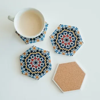 Podložka pod hrnec Krásy Orientu Podtácek pod nápoj Amiz - keramická - 2 kusy