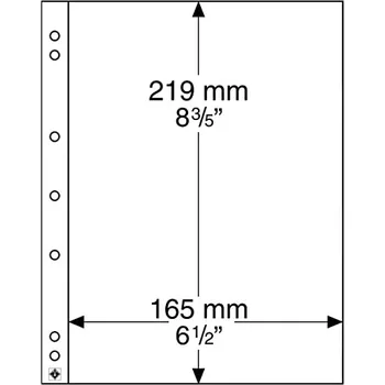 Obal pro sběratelský předmět Leuchttrum albové listy NUMIS Rozměr kapsy: 165 x 219 mm (1 kapsa)