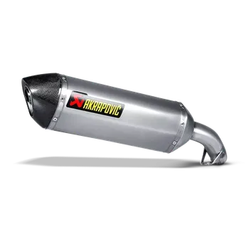 Výfuk pro motocykl Koncovka výfuku motocyklu AKRAPOVIČ SLIP-ON SERIES MUFFLERS pro HONDA VFR 800 F rok 2014-2016, homologovaná