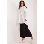 Lakerta Bílá dlouhá košile s ozdobou na rukávech Velikost: L/XL