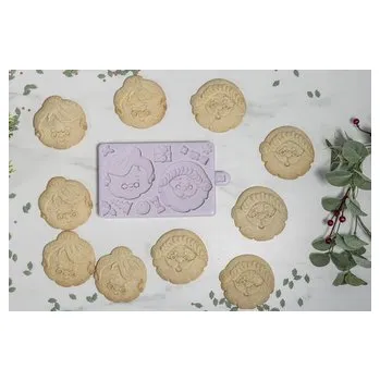 Forma na pečení Silikonová forma santa a paní clausová - Karen Davies