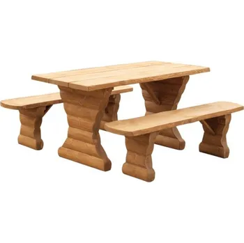 Zahradní sestava Jandrew Dřevěný zahradní nábytek, zahradní set 2 Jandr barevné odstíny: bez povrchové úpravy