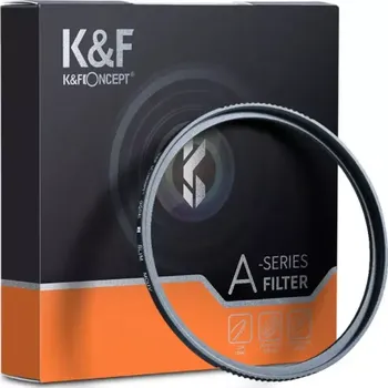 K&F Concept MC UV SLIM filtr 43 mm, GREEN MULTI-COATED, GERMAN OPTICS (kvalitní ochranný UV filtr pro váš objektiv)