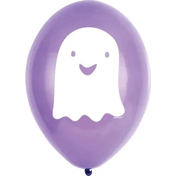 Party dekorace Amscan Sada latexových fialových balónů - Duch 6 ks