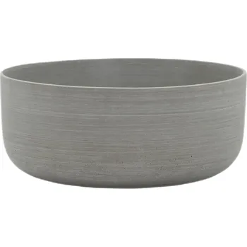 Květináč Eav Clouded Grey XS - Ø 27 cm / V 11 cm