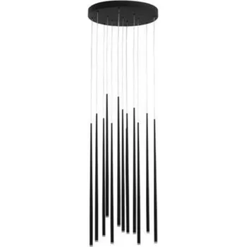 LED Závěsné svítidlo AZzardo Louise 12 black AZ3419 36W 2400lm 3000K IP20 45cm černé