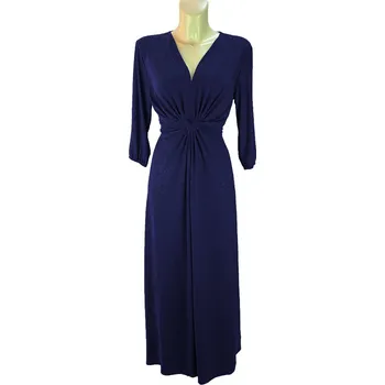 Dámská sukně Ariatex Dámské šaty ROMANTIKA flitry tm.modré vel. 52