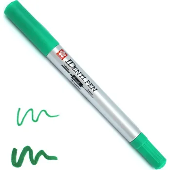 sakura XYKT29 IDenti Pen lihový oboustranný popisovač 0.4/1 mm - Zelený