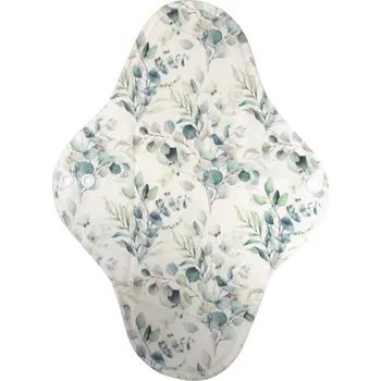 Breberky Noční vložka (Bavlněné froté s PUL) - Zelené větvičky (bavlněný úplet)