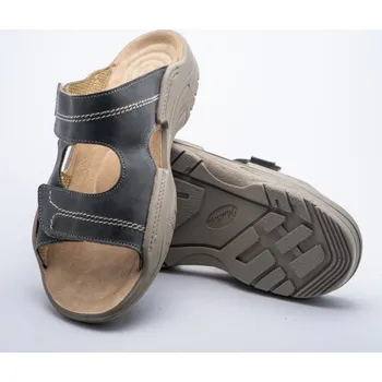 Dámská zdravotní obuv MEDISTYLE MICHAL 2M-M16/1 pantofel šedý, šedá - 44