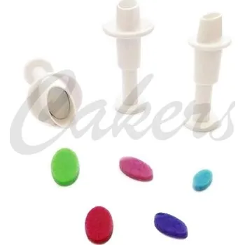 Čokoláda Vykrajovátka oválky - mini (sada 3 kusů)