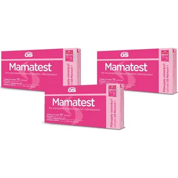 Diagnostický test GS Mamatest těhotenský test 3 x 2 ks