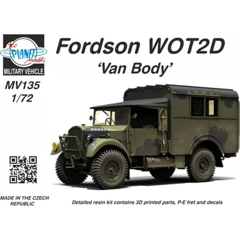 Plastikový model 1:72 Fordson WOT2D „Van Body“