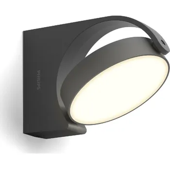 Venkovní osvětlení Philips Mimosa venkovní nástěnné LED svítidlo 1x7W 630lm 2700K IP44 nestmívatelné, antracitové