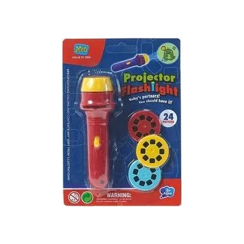 Dětské hřiště Projektor latarka na baterie MIX