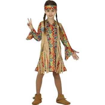 Karnevalový kostým Guirca Dětský kostým - Hipisáčka Velikost - děti: M: 115-123 cm