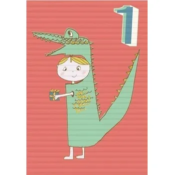 Karnet B6 z kopertą Urodziny 1 chłopiec