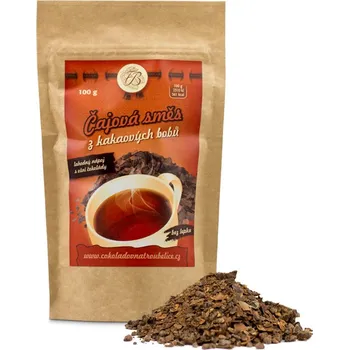 Čaj Čokoládovna Troubelice Čajová směs z kakaových bobů Hmotnost: 100g