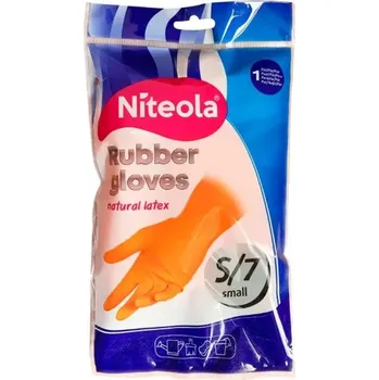 Rukavice na úklid Niteola rukavice gumové velikost S/7 1 pár